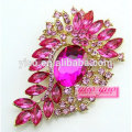 Moda broche broche de cristal personalizado